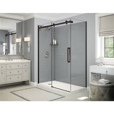 Dark Bronze Corner Shower Kit