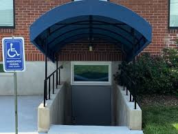 Entrance Canopy Over Basement Stairs