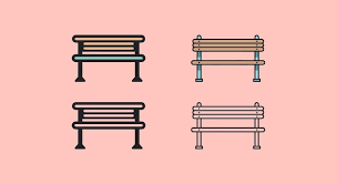 Bench Wood Vectors Ilrations