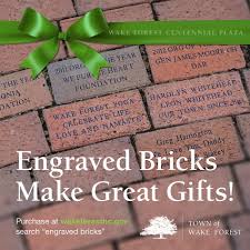 Engraved Brick Pavers Town Of Wake