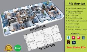 Do 3d Floor Plan 2d Floor Plan With
