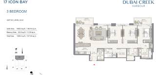 17 Icon Bay Floor Plan Emaar Properties