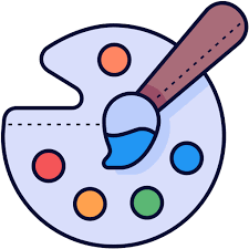 Color Palette Free Education Icons