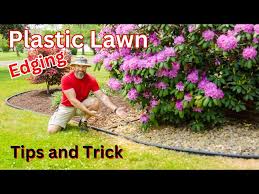 Installing Plastic Edging Around