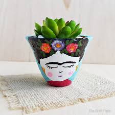 Frida Kahlo Diy Succulent Planter The