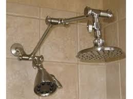 Dual Arms With Deluxe Shower Heads