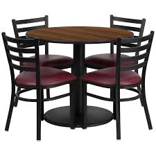 Laminate Table Set 36 Inch Round Dining