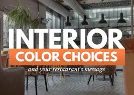 Restaurant Color Schemes Interior Design