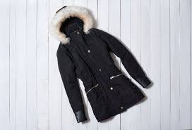 Flat Winter Coat Icon With Hood Sleek