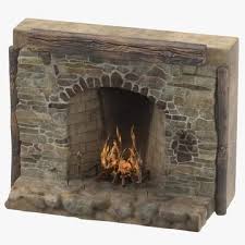 3d Model Medieval Fireplace Buy Now