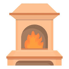 Stove Furnace Icon Cartoon Vector Fire