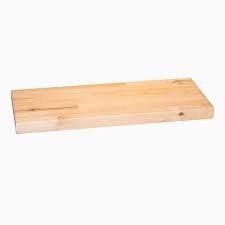 Solid Wood Butcher Block Shelf