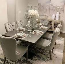 Marble Rectangular Grey Hotel Dining