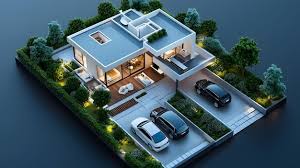 Passive House Floor Plan With 3d Model