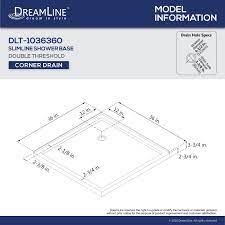 Cornerview Shower Enclosure Base And