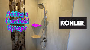 Adding A Handheld Sprayer To A Shower