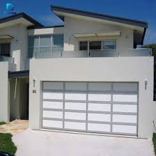 Modern Glass Panel Lift Garage Door