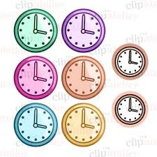 Clock Planner Icons Schedule Png