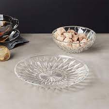 Daphne Glass Dish Set Cb2