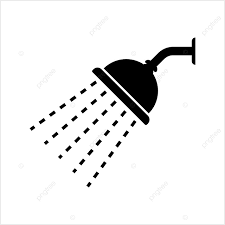 Showering Silhouette Png Images Shower
