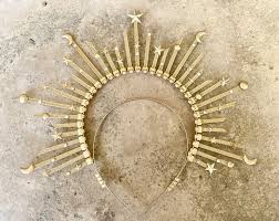 Halo Crown Sunburst Crown Embellished