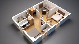 One Bedroom Apartment Floor Plan