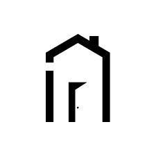 Minimal House Logo Design Vector Line