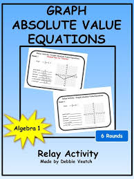 Graph Absolute Value Equations Relay