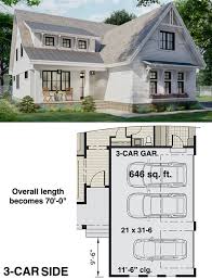 3 Bed Craftsman House Plan With Variety