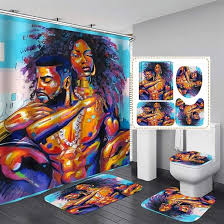 Extra Long African Shower Curtain Sets