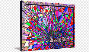Stained Glass Symmetry Modern Art Line