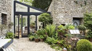Courtyard Garden Boasts Stone Walls