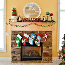 Mantel Decor Ideas Red And