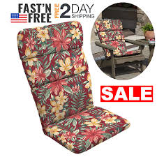 Red Fl Patio Adirondack Chair Seat