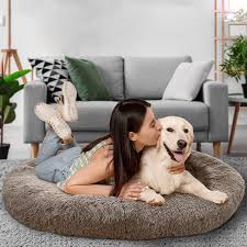Buy Cuddle Me Extra Large Dog Bed Beige