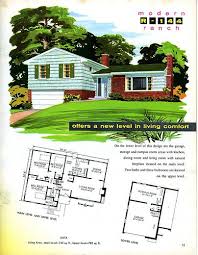 Split Level Vintage House Plans