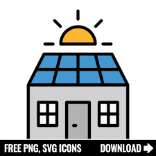 Home Solar Panel Svg Png Icon Symbol
