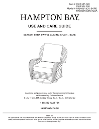 Hampton Bay Beacon Park Steel Woven