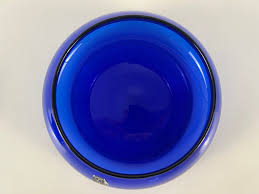 Euroglass Design Vintage Blue Glass