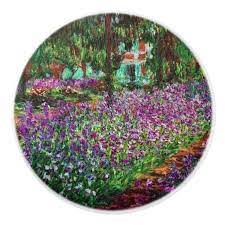Garden At Giverny By Monet Ceramic Knob