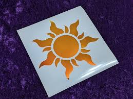 Tangled Sun Decal