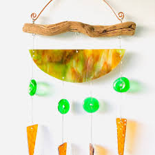 Upcycled Glass Wind Chime