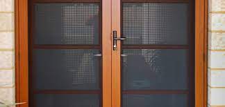 Timber Look Security Screen Doors Kna