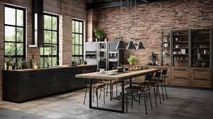 Exposed Brick Walls And Metal Accents