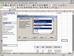 Homecost Estimator For Excel