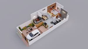 3d Interior Plan Of Individual House