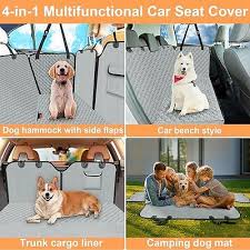 Mancro Dog Car Seat Cover For Back Seat