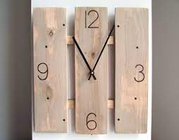 Driftwood Clock 13 5 Wooden Wall Clock
