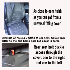 Pvc Leather Look Car Seat Covers