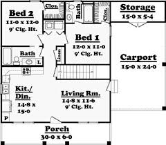 Farm House Plan 2 Bedrooms 2 Bath